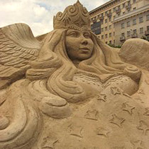 Город из песка в Харькове